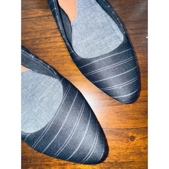 Dr. Scholl's Women's Ballet Flats Navy Pinstripe Size 7 M US Cushioned sole - Picture 2 of 7